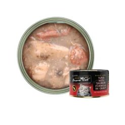 Outlet Premium Tuna With Salmon Formula in Gravy Wet Food Cans, Pouches, Tetra Paks, Etc.