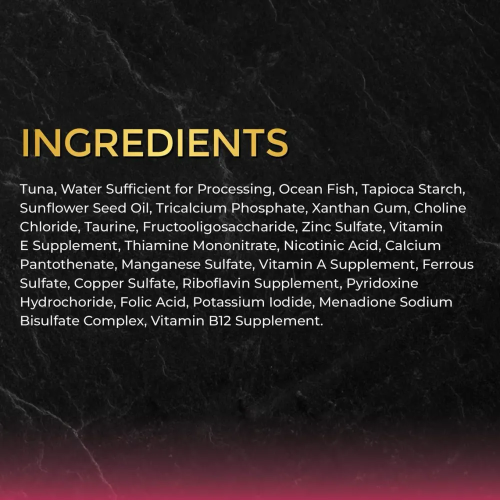 Clearance Premium Tuna With Ocean Fish Formula in Gravy Wet Food Cans, Pouches, Tetra Paks, Etc.