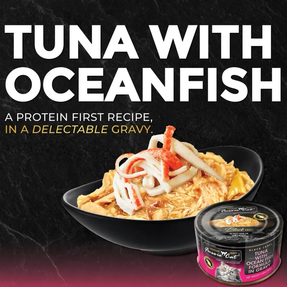 Clearance Premium Tuna With Ocean Fish Formula in Gravy Wet Food Cans, Pouches, Tetra Paks, Etc.