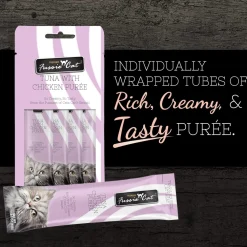 Outlet Puree Tubes Tuna with Chicken in Goats Milk Treats Crunchy, Soft, Lickable, Etc.