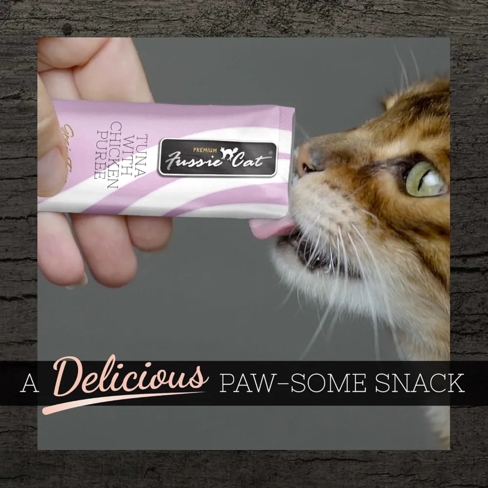 Outlet Puree Tubes Tuna with Chicken in Goats Milk Treats Crunchy, Soft, Lickable, Etc.