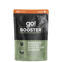 Best Booster Weight Management Shredded Chicken + Duck in broth for cats Wet Food Cans, Pouches, Tetra Paks, Etc. | Dry Food Dry Cat Food