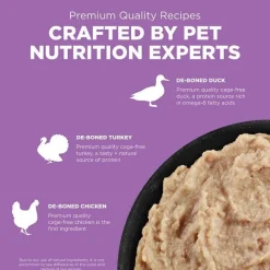 Outlet Carnivore Grain Free Chicken, Turkey + Duck Pâté for cats Wet Food Cans, Pouches, Tetra Paks, Etc.