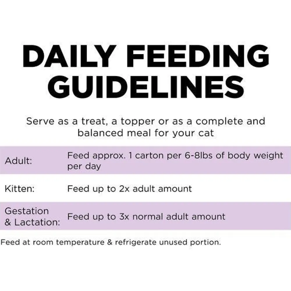 Outlet Carnivore Grain Free Chicken, Turkey + Duck Pâté for cats Wet Food Cans, Pouches, Tetra Paks, Etc.