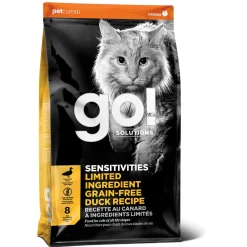 Discount Sensitivities Limited Ingredient Grain Free Duck recipe for cats Dry Food Dry Cat Food