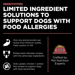 Sale Sensitivities Limited Ingredient Grain Free Salmon recipe for dogs Food Dry, Wet, Freeze Dried, Etc.