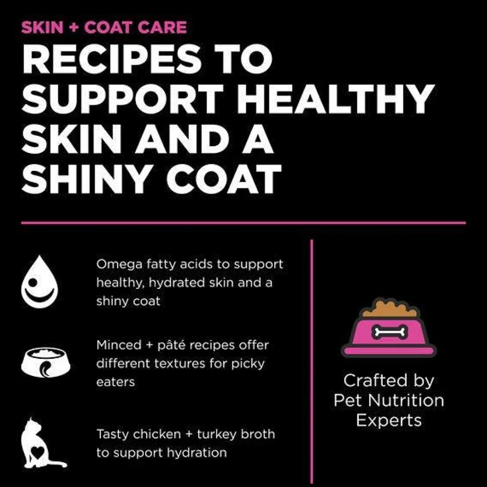 Outlet Skin + Coat Care Minced Chicken Recipe With Grains for cats Wet Food Cans, Pouches, Tetra Paks, Etc.