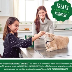 Hot Feline Smartbites Hairball Tuna Treats Crunchy, Soft, Lickable, Etc.