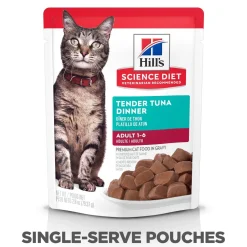 Outlet Adult Wet Cat Food, Tuna, 79g pouch Wet Food Cans, Pouches, Tetra Paks, Etc.