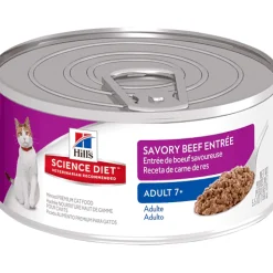 Clearance Adult 7+ Savory Beef Canned Cat Food Wet Food Cans, Pouches, Tetra Paks, Etc.