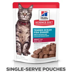 Fashion Adult Wet Cat Food, Ocean Fish, 79g pouch Wet Food Cans, Pouches, Tetra Paks, Etc.