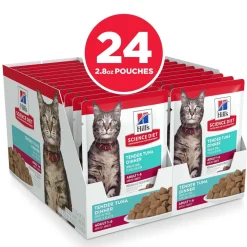 Outlet Adult Wet Cat Food, Tuna, 79g pouch Wet Food Cans, Pouches, Tetra Paks, Etc.