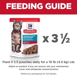 Fashion Adult Wet Cat Food, Ocean Fish, 79g pouch Wet Food Cans, Pouches, Tetra Paks, Etc.