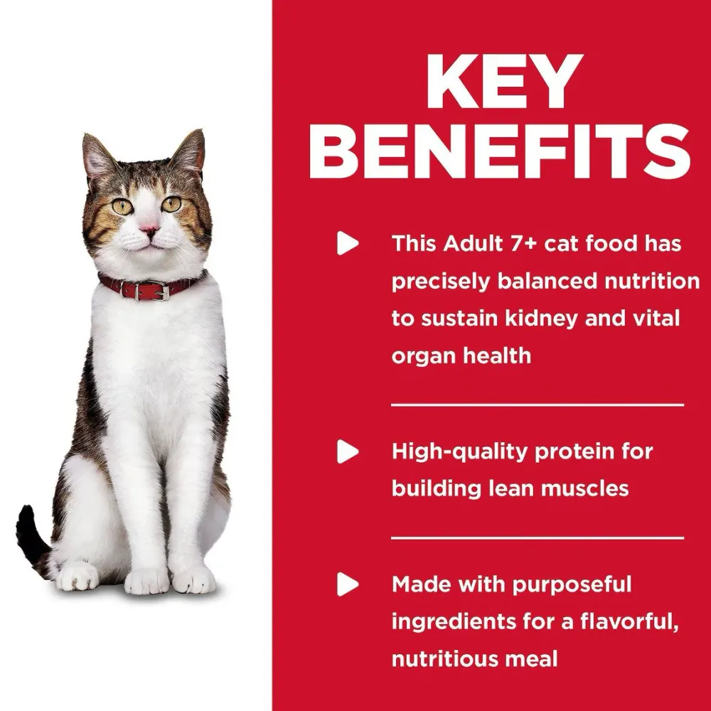 Best Hill's Adult 7+ Tender Tuna Dinner Canned Cat Food Wet Food Cans, Pouches, Tetra Paks, Etc.