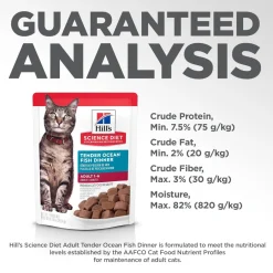 Fashion Adult Wet Cat Food, Ocean Fish, 79g pouch Wet Food Cans, Pouches, Tetra Paks, Etc.