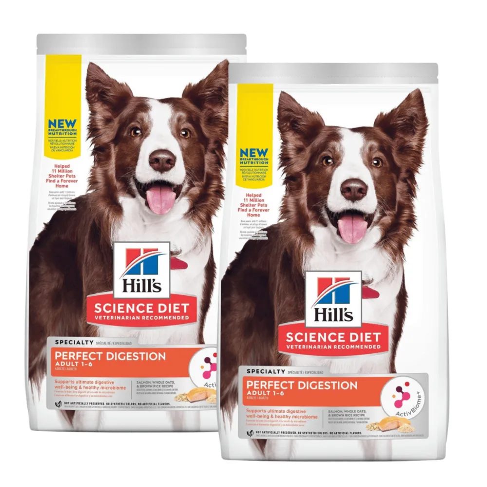 Outlet Adult Perfect Digestion Salmon, Whole Oats, and Brown Rice Recipe Dog Food Food Dry, Wet, Freeze Dried, Etc.