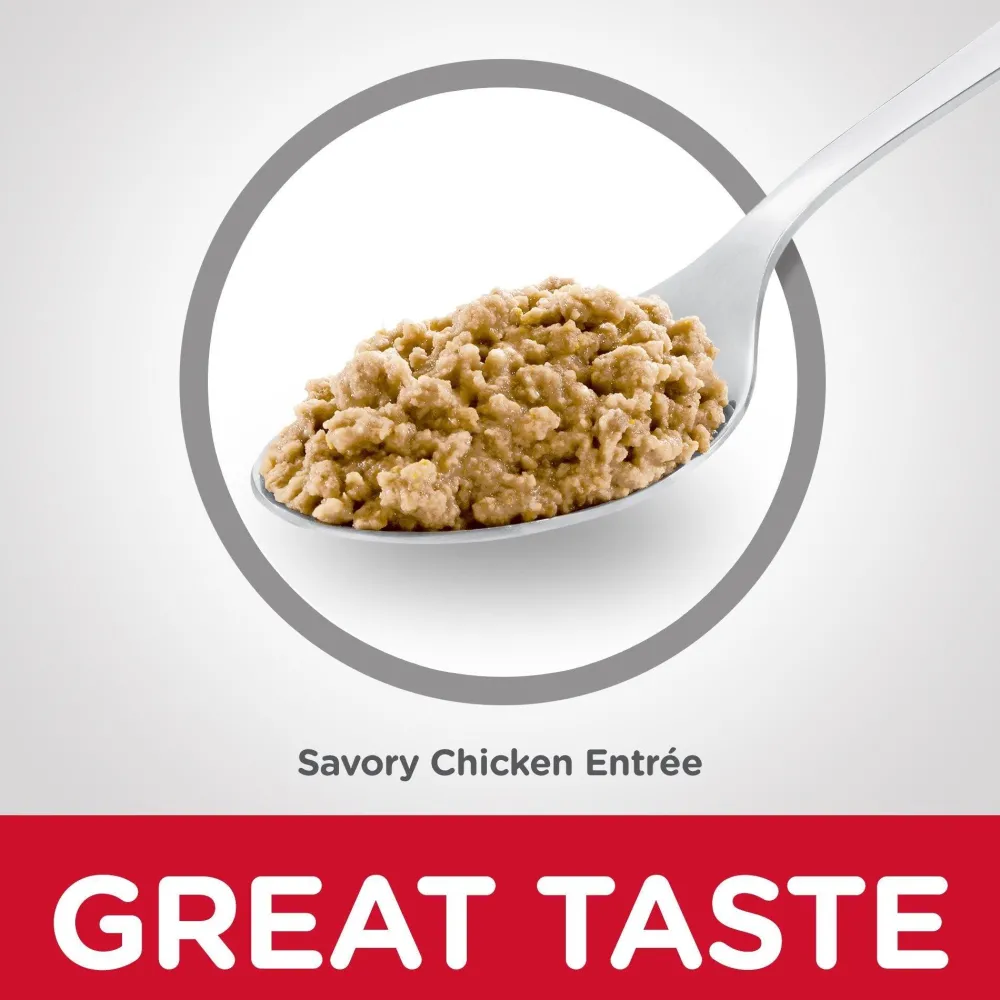Hot Adult 7+ Savory Chicken Canned Cat Food Wet Food Cans, Pouches, Tetra Paks, Etc.
