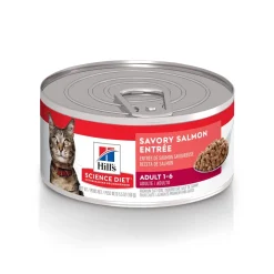 Best Canned Cat Food Adult Savory Salmon Entrée Wet Food Cans, Pouches, Tetra Paks, Etc.