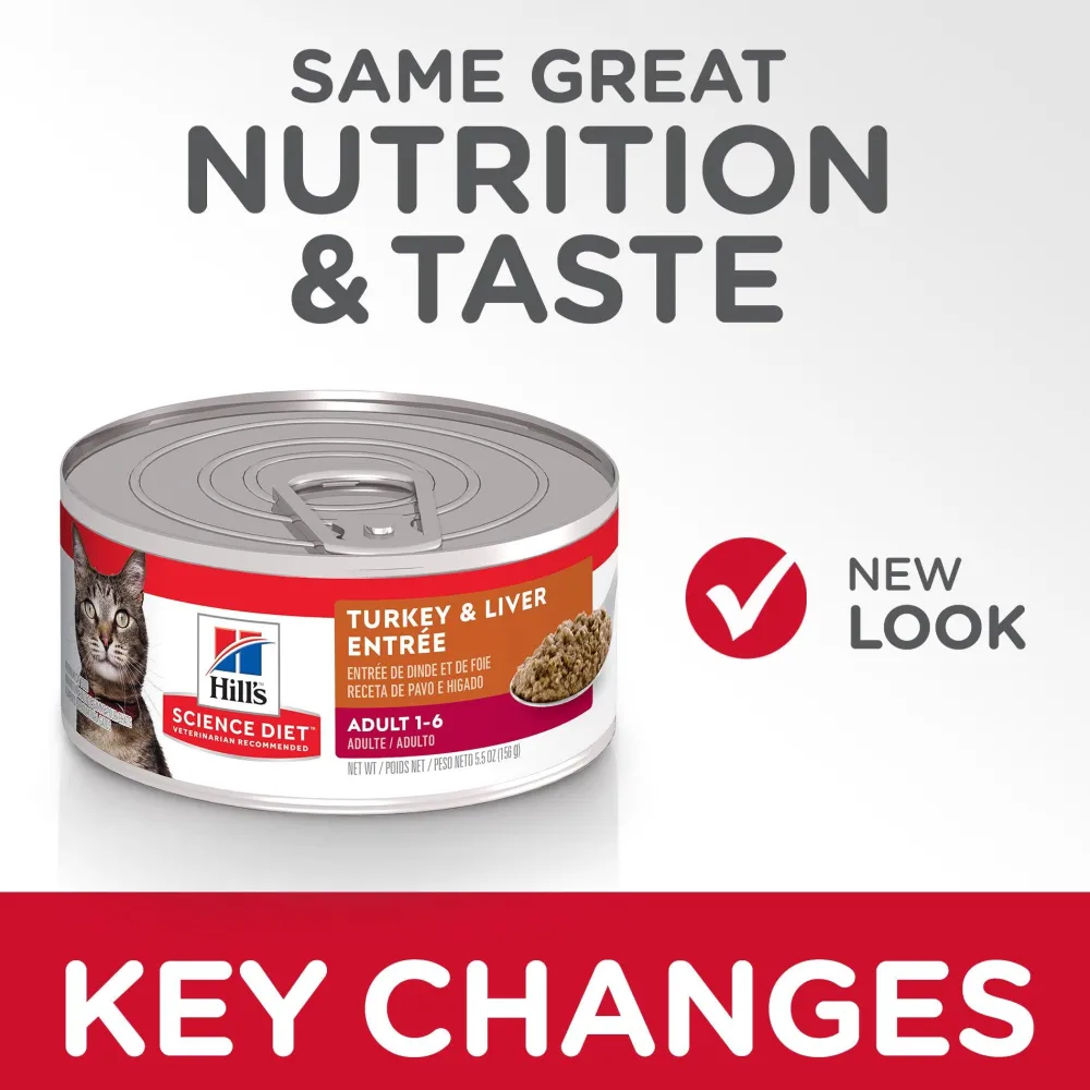 Online Canned Cat Food Adult Turkey & Liver Wet Food Cans, Pouches, Tetra Paks, Etc.
