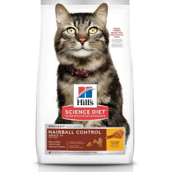 Hot Dry Cat Food, Adult 7+ for Senior Cats, Hairball Control, Chicken Recipe Dry Food Dry Cat Food
