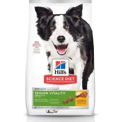 New Dry Dog Food, Adult 7+, Senior Vitality, Chicken & Rice Recipe Food Dry, Wet, Freeze Dried, Etc.