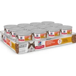 Online Perfect Digestion Chicken, Vegetable & Rice Stew Adult Canned Cat Food Wet Food Cans, Pouches, Tetra Paks, Etc.