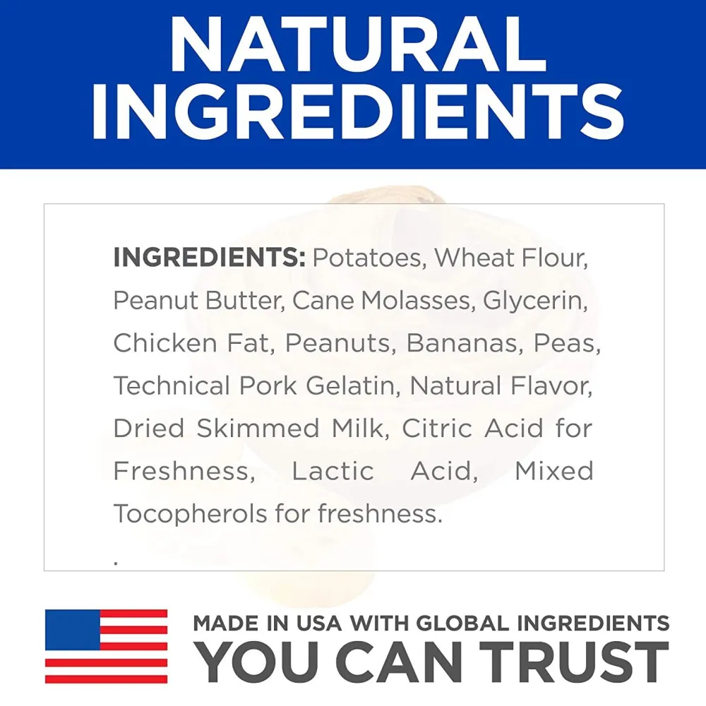 Online Soft & Savory Dog Treats Peanut Butter & Banana Treats Treats & Chews