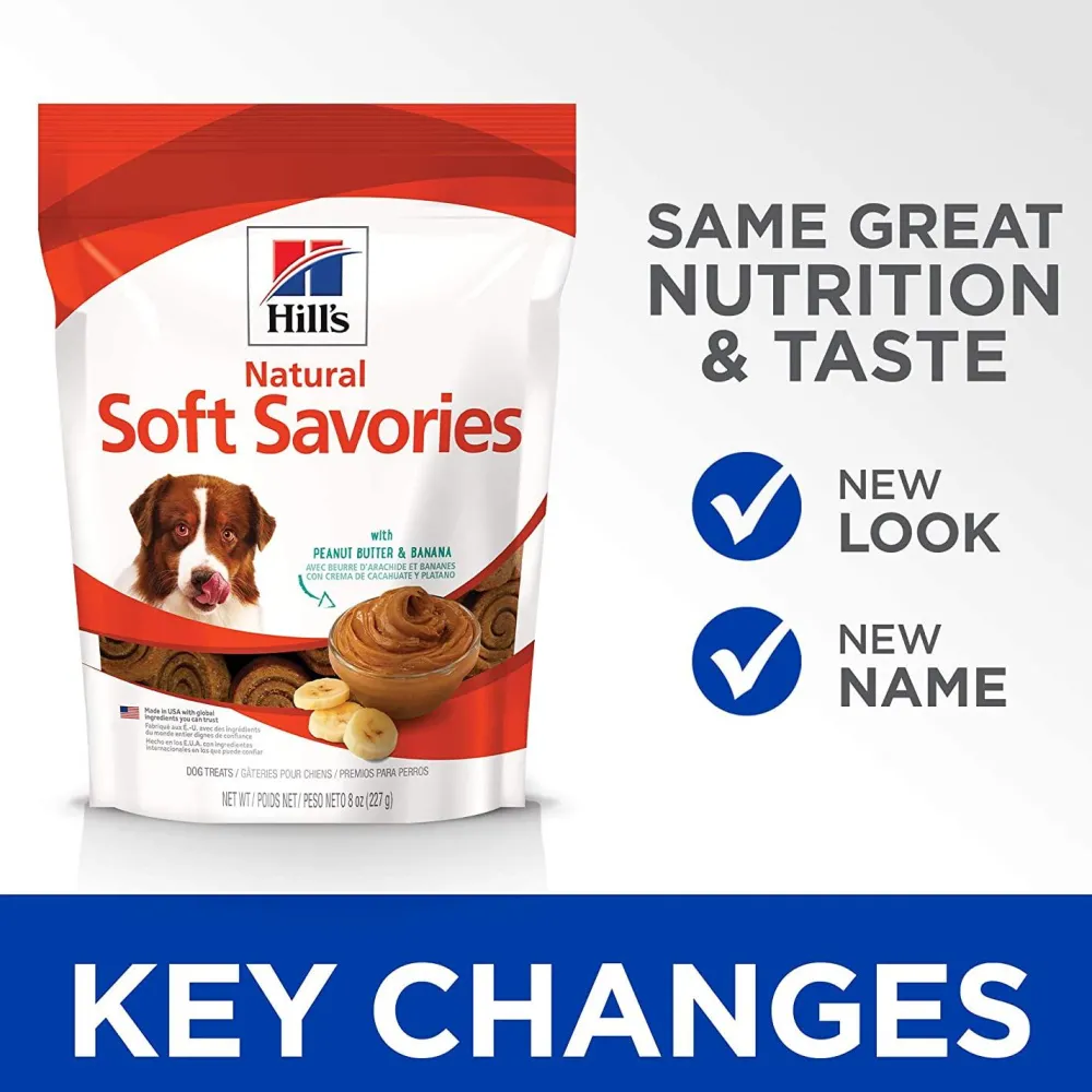 Online Soft & Savory Dog Treats Peanut Butter & Banana Treats Treats & Chews