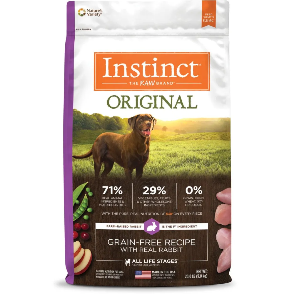 Clearance Original Grain-Free Recipe with Real Rabbit Dry Dog Food Food Dry, Wet, Freeze Dried, Etc.