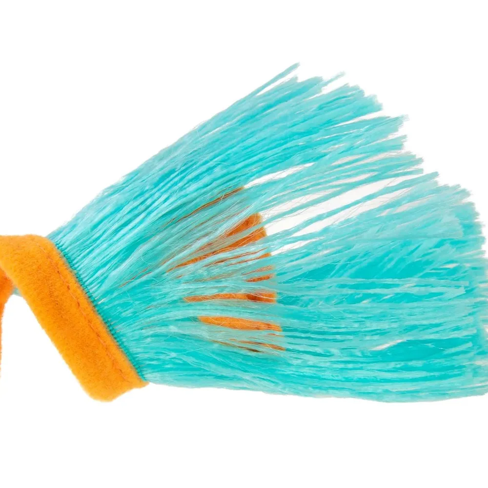 Sale Cat Crazy Coils Spring with Fringe & Feathers Supplies Collars, Scratchers, Toys, Etc.