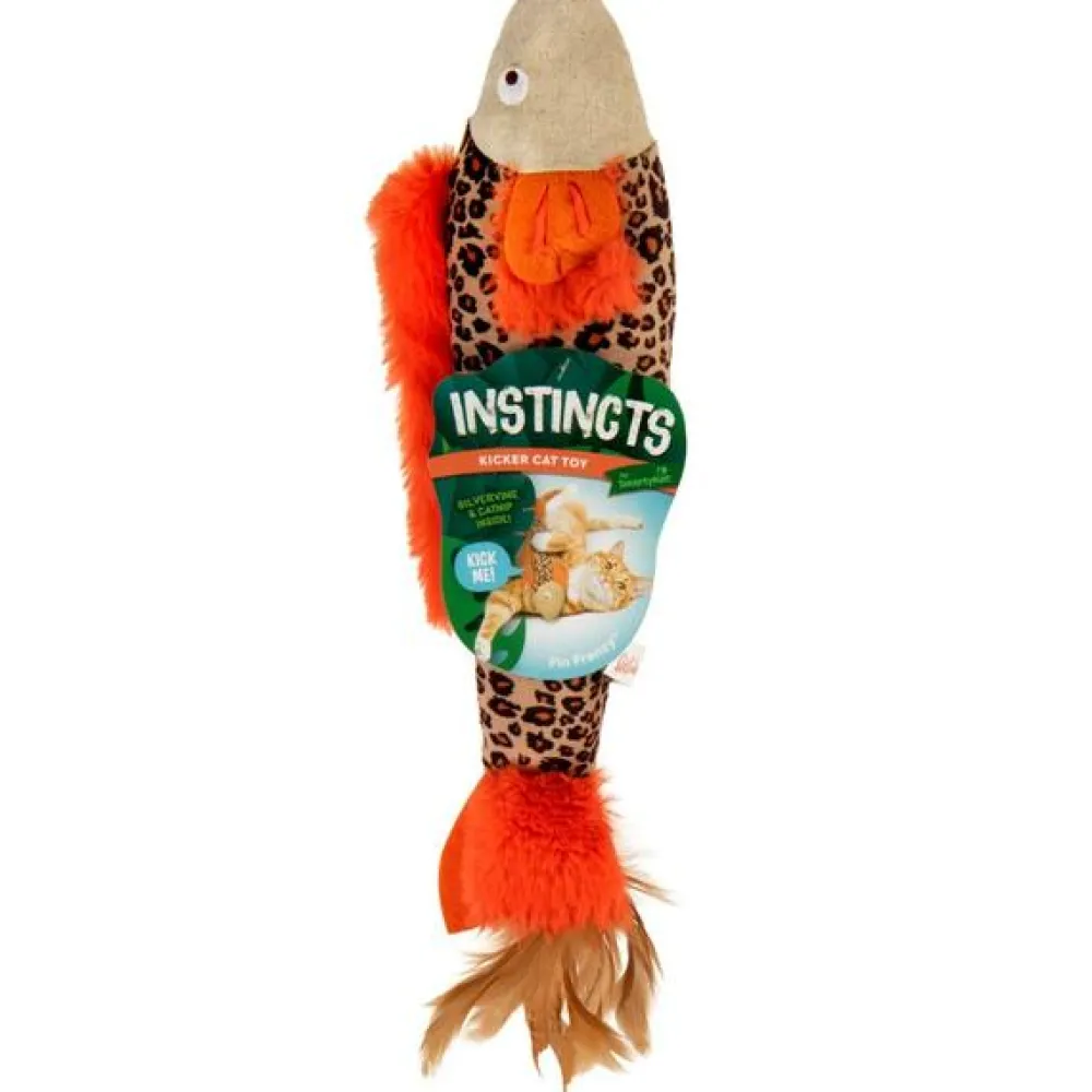 Discount Cat Fin Frenzy Crinkle Plush Kicker Supplies Collars, Scratchers, Toys, Etc.