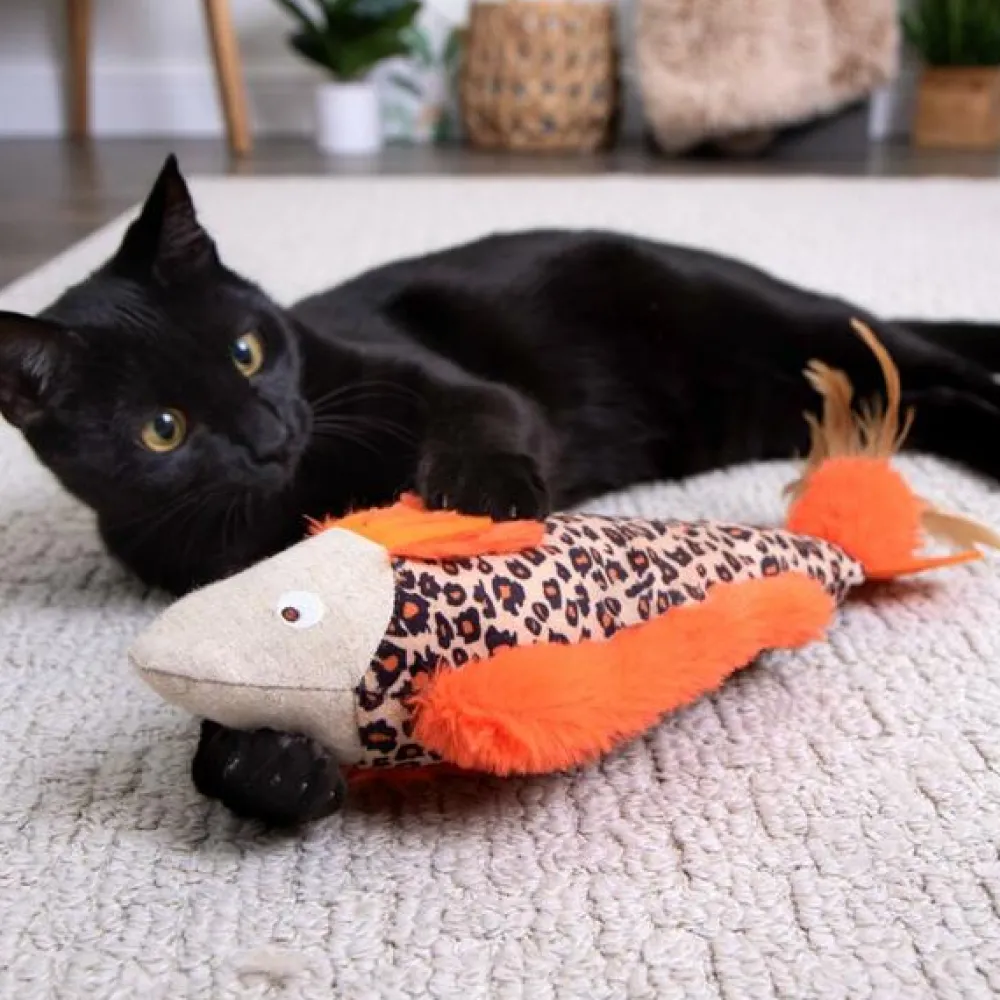 Discount Cat Fin Frenzy Crinkle Plush Kicker Supplies Collars, Scratchers, Toys, Etc.