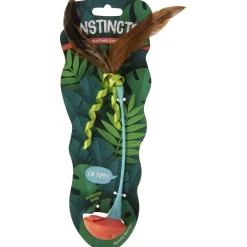 New Cat Rowdy Rockerwand Toy with Feathers Supplies Collars, Scratchers, Toys, Etc.