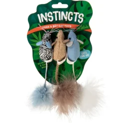 Fashion Cat Silvervine & Catnip Caravan Toss & Bat Mice 3 Pack Supplies Collars, Scratchers, Toys, Etc.