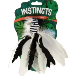 Hot Cat Zingy Zebratoss & Chase Happy Nip Feathered Supplies Collars, Scratchers, Toys, Etc.