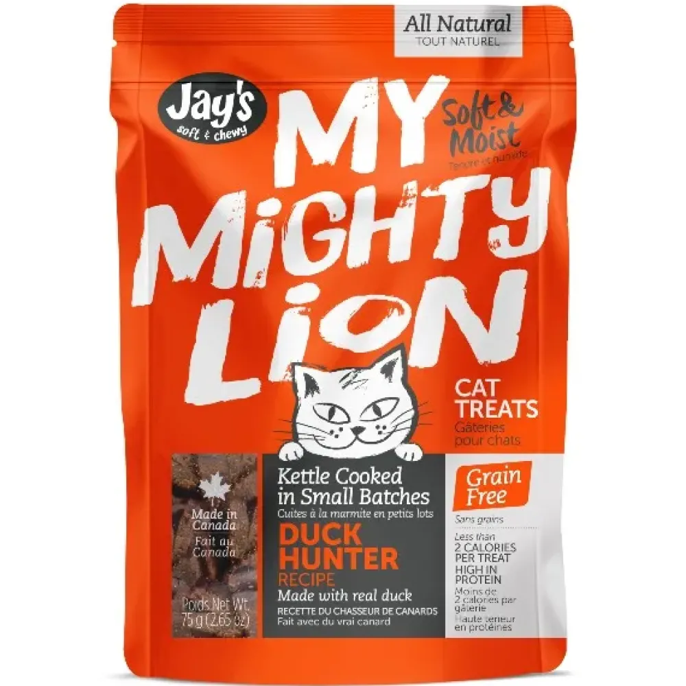 Clearance Jay's My Mighty Lion Cat Treats Duck Treats Crunchy, Soft, Lickable, Etc.