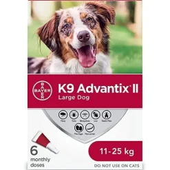 Discount K9 Advantix II Large Dogs Supplies Leashes, Collars, Beds, Flea & Tick, Etc.