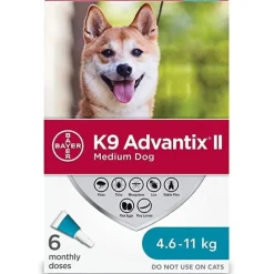Discount K9 Advantix II Medium Dogs Supplies Leashes, Collars, Beds, Flea & Tick, Etc.
