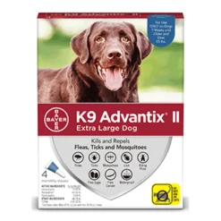 Fashion K9 Advantix II X-Large Dogs Supplies Leashes, Collars, Beds, Flea & Tick, Etc.