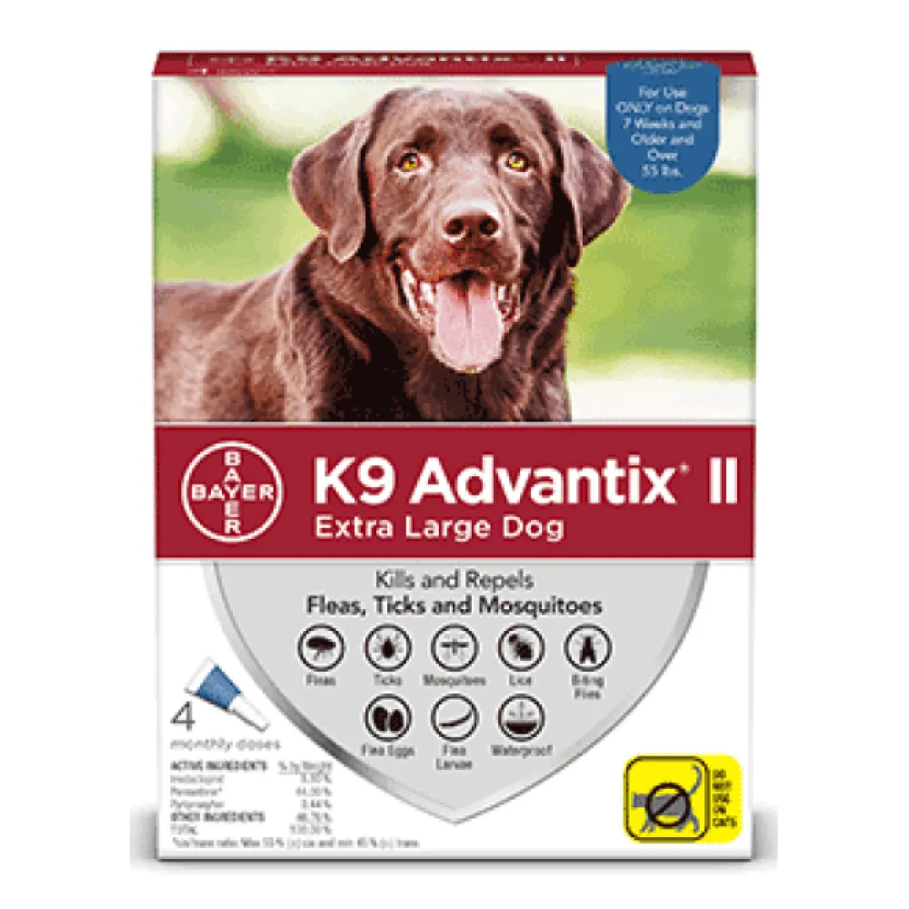 Fashion K9 Advantix II X-Large Dogs Supplies Leashes, Collars, Beds, Flea & Tick, Etc.