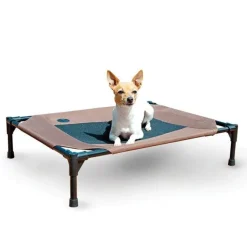 Outlet K&H Dog Cot Chocolate - In Store Only Supplies Leashes, Collars, Beds, Flea & Tick, Etc.