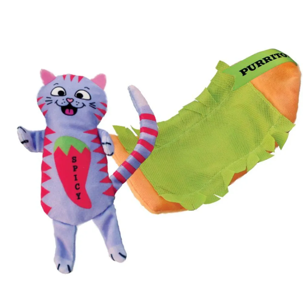 Discount Cat Toy Pull-A-Partz Purrito Supplies Collars, Scratchers, Toys, Etc.