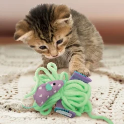 New Cat Toy Pull-A-Partz Yarnz Assorted Colours Supplies Collars, Scratchers, Toys, Etc.