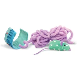 New Cat Toy Pull-A-Partz Yarnz Assorted Colours Supplies Collars, Scratchers, Toys, Etc.