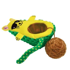 Outlet Cat Toy Wrangler Avocado Supplies Collars, Scratchers, Toys, Etc.