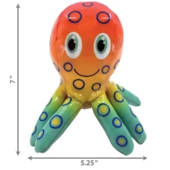 Outlet Dog Toy Shieldz Tropics Octopus Supplies Leashes, Collars, Beds, Flea & Tick, Etc. | Toys Interactive, Plush, Etc.