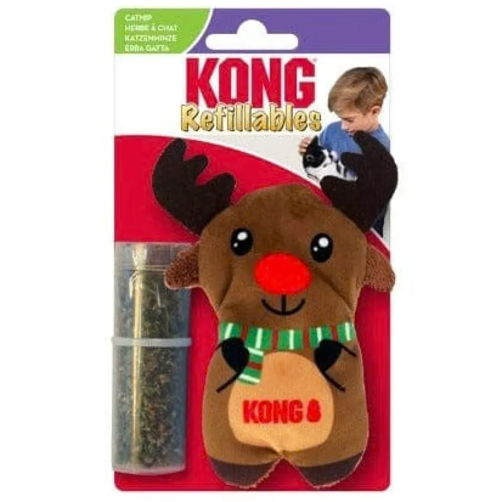 Fashion Holiday Cat Holiday Refillable Reindeer Supplies Collars, Scratchers, Toys, Etc.