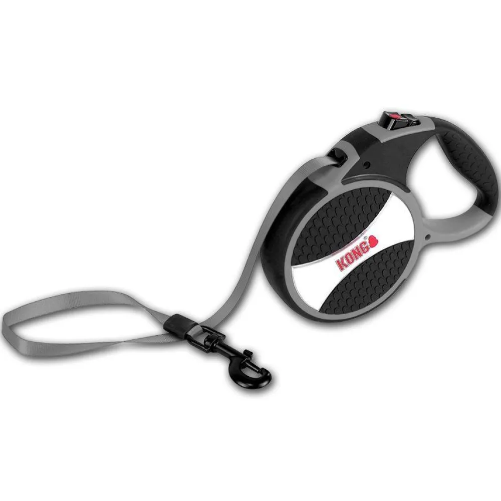 New Retractable Tape Leash Explore Grey Supplies Leashes, Collars, Beds, Flea & Tick, Etc.