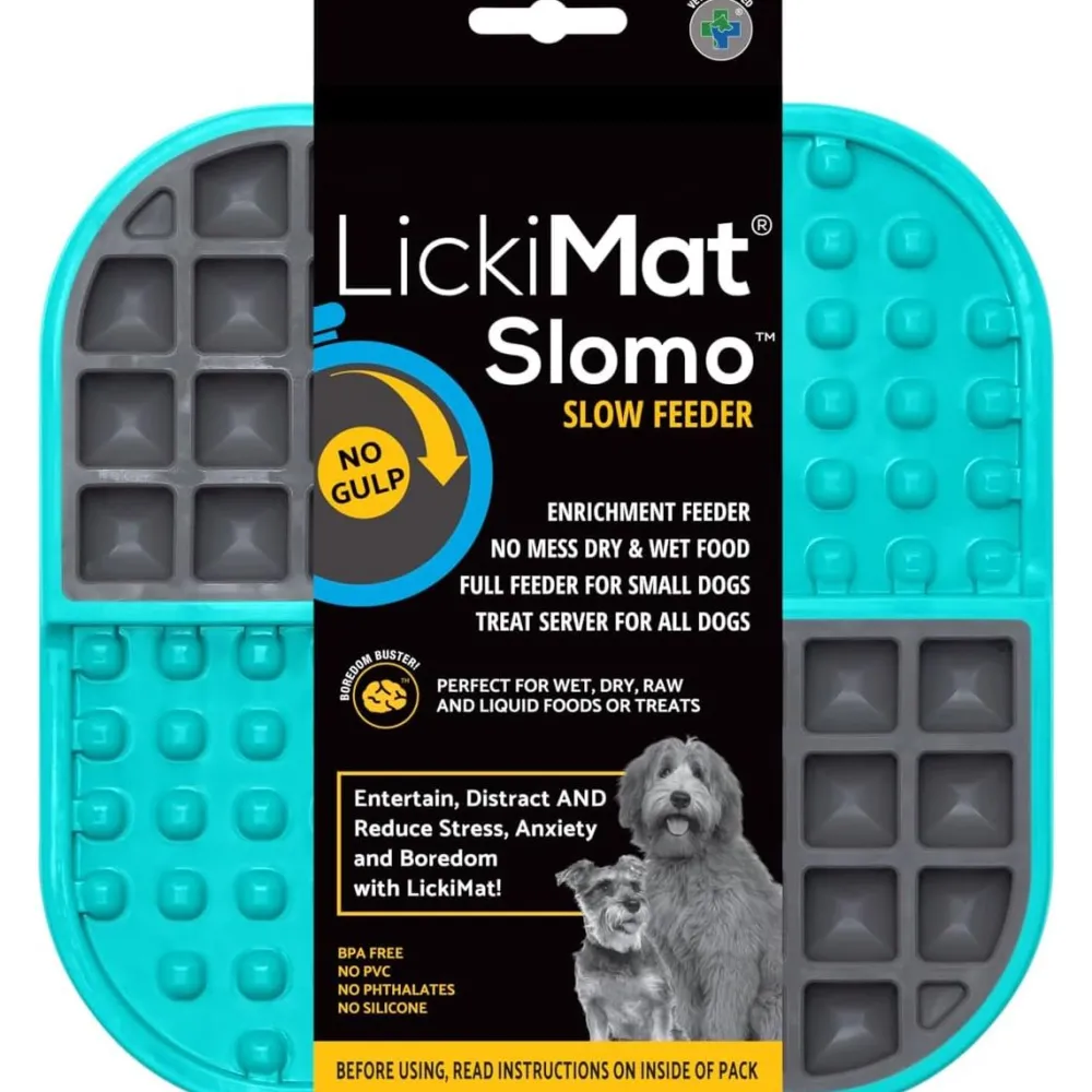 Outlet Slomo Dog Slow Feeding Lick Mat Supplies Leashes, Collars, Beds, Flea & Tick, Etc.