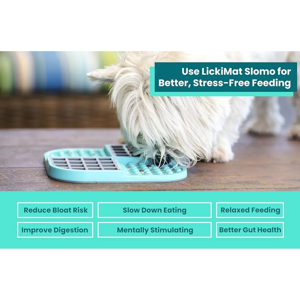 Outlet Slomo Dog Slow Feeding Lick Mat Supplies Leashes, Collars, Beds, Flea & Tick, Etc.